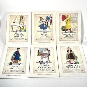 American Girl Collection Meet Molly Paperback Books 1-6 Set Lot Vintage 1986 - Picture 1 of 17
