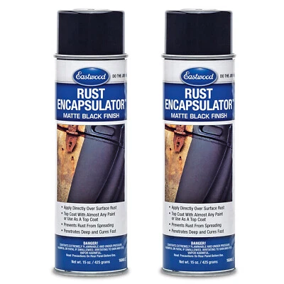 Eastwood Rust Encapsulator Aerosol 15 Oz, Black | 2 Pack - Image 1 of 4