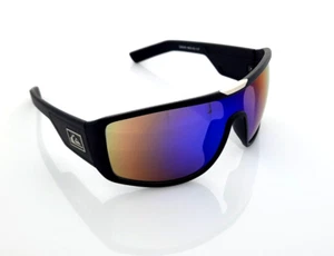 Gafas de sol deportivas Quicksilver con protector envolvente marco negro mate espejo azul-naranja - Imagen 1 de 11