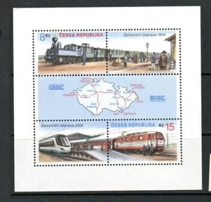 REPÚBLICA CHECA MNH 2000 MS264 CONFERENCIA DE MINISTROS EUROPEOS DE TRANSPORTE - Imagen 1 de 1