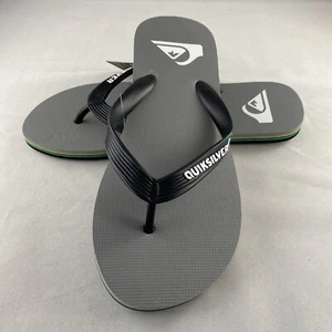 QUIKSILVER 'Molokai' Flip Flop Sandals, 8(41) - Grey/Black - Picture 1 of 8