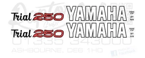 Yamaha TY250 Grafik Aufkleber Aufkleber Transfers TY 250 Testversion - Bild 1 von 1