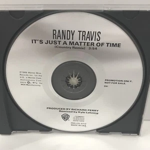 Randy Travis It Was COUNTRY REMIX PROMO CD Single It's Just A Matter of Time - Picture 1 of 4