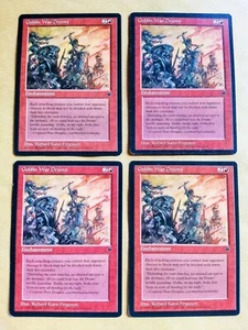 4x Goblin War Drums (V.2) - MTG Fallen Empires FEM Common Good (GD) - Imagen 1 de 1