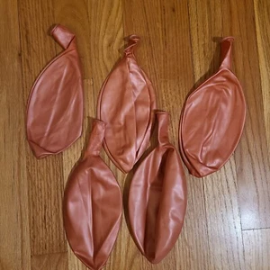 5 Amscan 24 inch latex Balloons Rose Gold Party City giant big Birthday looner - Picture 1 of 1