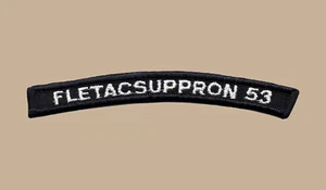 US Navy VR-53 Capital Express Fleet Tactical Support Squadron UIM Rocker Tab - Picture 1 of 1