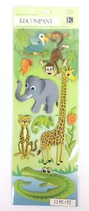 Pegatinas adhesivas para álbum de recortes de aglomerado de animales de K & Company 11 piezas. - Imagen 1 de 3