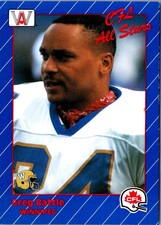 1991 All World CFL Greg Battle #59 Winnipeg Blue Bombers