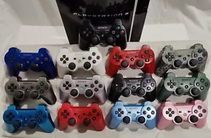 Genuine / Authentic Sony Playstation 3 PS3 controller DualShock 3 + Sixaxis OEM - Picture 1 of 74