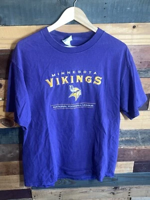 Vintage Minnesota Vikings NFL Purple colored Shirt Size L LEE Sport tags - Изображение 1 из 4