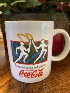 Vintage 1996 Atlanta Olympische Spiele/Cola Coca Cola Keramik Kaffeebecher Tasse, 8oz - Bild 1 von 8