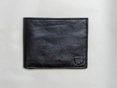 STACY ADAMS BLACK LEATHER BIFOLD WALLET - MEN - FREE SHIPPING! Foto 1 de 4