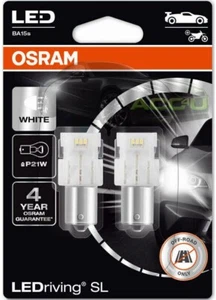 Osram LEDriving 12v Car 382 P21W Brake Tail Reverse Light White LED Bulbs - Picture 1 of 4