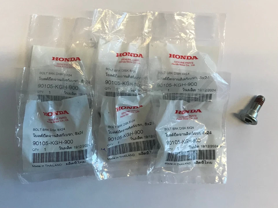 Honda CB500 1994-2003 Front Disc Mounting Bolts x 6 Genunie Honda Parts - Image 1 of 1