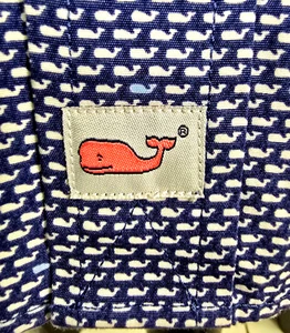 $98.50 NEW Vineyard Vines Slim Fit Murray Shirt Blue Micro Whale All Over Medium - Picture 1 of 11