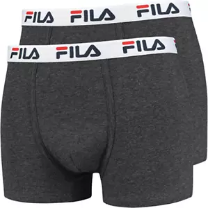 Bipack Boxer uomo Fila art. FU5016/2 cotone elasticizzato Bianco Blu Grigio - Imagen 1 de 4