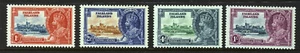 ISLAS MALVINAS KG V 1935 El Jubileo Real de Plata Set SG 139 a SG 142 COMO NUEVO - Imagen 1 de 2