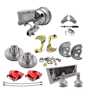 1964-72 GM A, F, X Body 2" Drop High Performance Disc Brake Conversion, Chrome - Picture 1 of 12