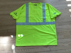 Reflective TRI Mountain Men’s 2XL CLASS 2 Level 2 Work Shirt - Picture 1 of 5