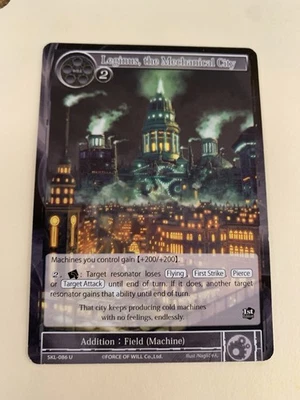 Force Of Will TCG Leginus, The Mechanical City SKL-086 U 1st Edition - Image 1 of 2