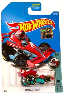 Hot Wheels Tarmac Attack 2017 serie Tooned #9/10 juego sellado de fábrica pegatina - Imagen 1 de 2