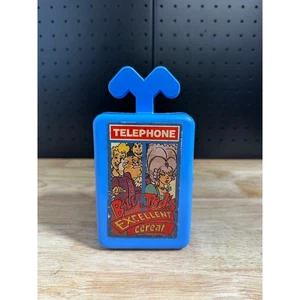 Bill And Teds 1991 ottima scatola cereali cabina telefonica contenitore giocattolo da collezione - Foto 1 di 6
