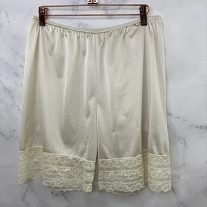 Sottopantaloni vintage anni 90 Blair Bloomers pizzo slip culottes gamba larga romantici taglia M - Foto 1 di 17