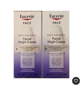 Eucerin Skin Balance Facial Day & Night Cream Pack, 1.7 Oz DEAL 🔥Lot Of 2 #0103 - Picture 1 of 3