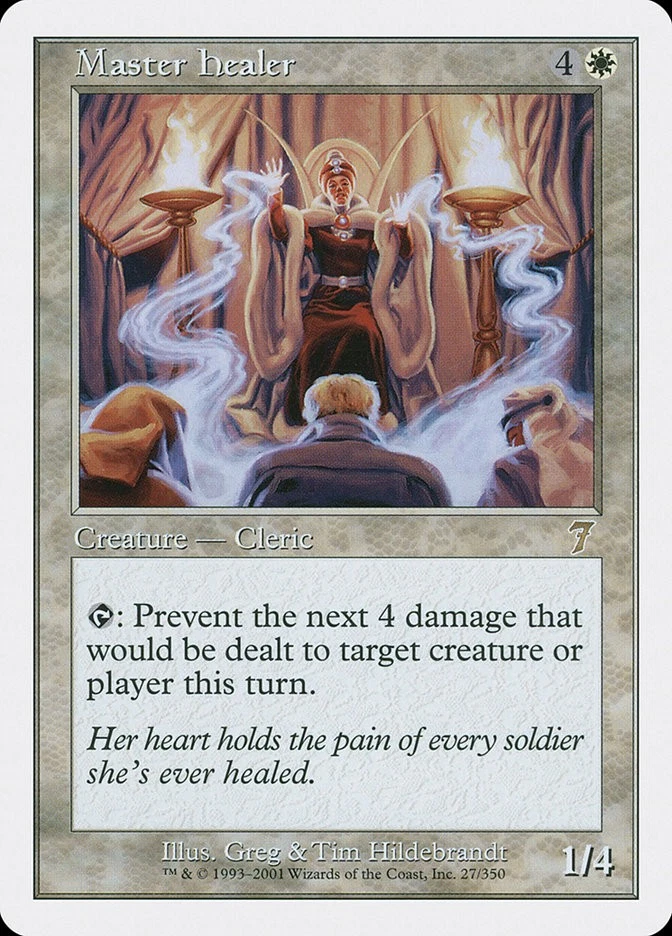 4x Master Healer - LP - 7th Edition - SPARROW MAGIC mtg - Image 1 of 1