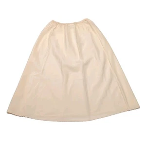 Nordstrom Half Slip 25 Inch Womens Vtg Sz M (XXS-S Today) Beige Dress Skirt READ - Picture 1 of 13