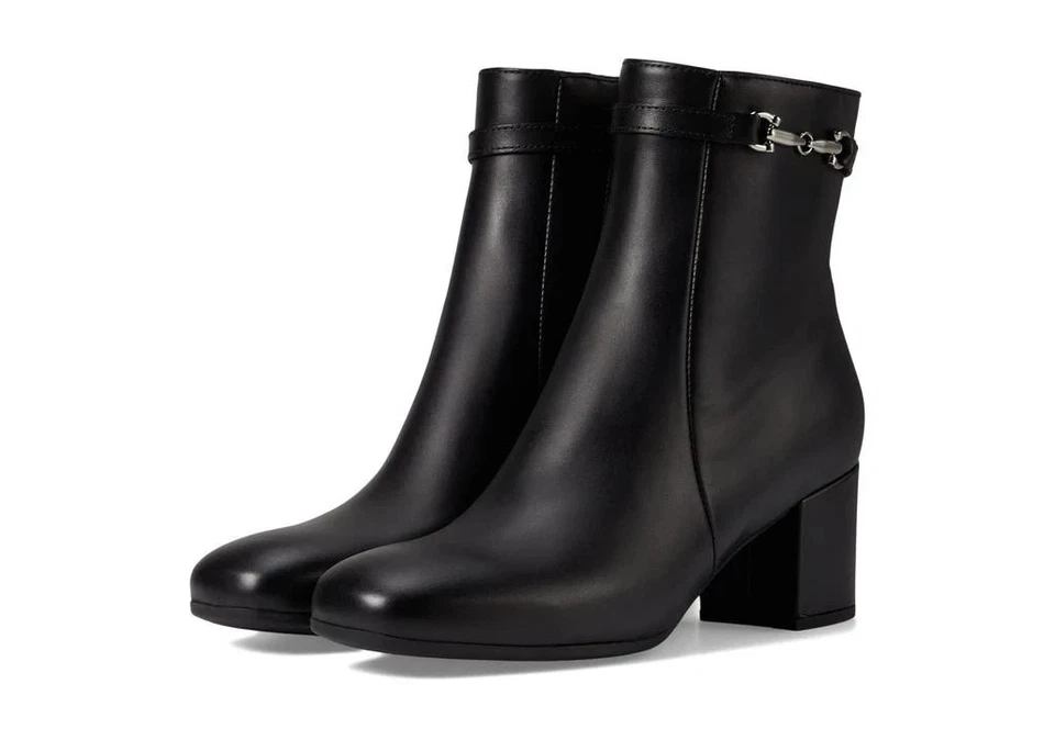 Botines de cuero negro La Canadienne Johnny, talla 8,5 M Foto 1 de 4