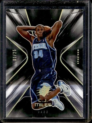 2006-07 SPx C.J. Miles Spectrum #1/25 Jazz - Image 1 of 2