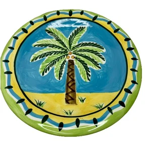 Hausen Ware Palm Tree 8 Inch Replacement Plate Patten Code HauHau18 - Picture 1 of 3