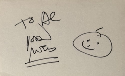 JOAN RIVERS Signed Autograph 3x5 Index Card..COMEDY & T.V. Legend (d ...