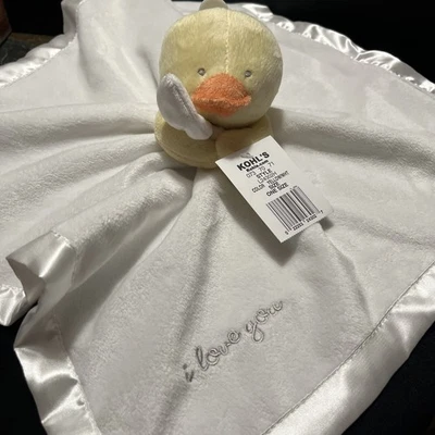 Nueva manta de seguridad Carter's I Love You Duck Minky Lovey NUEVA STOCK ANTIGUO Foto 1 de 4
