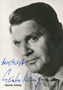 GÜNTER KÖNIG (+ 1998),  ORIGINAL SIGNIERT, AUTHENTIC SIGNED - Picture 1 of 1