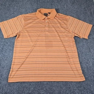 Ping Collection Polo Uomo XL Arancione Pesca Secca Fibra Dinamica Golf Shirt - Foto 1 di 11