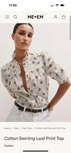 Me Em Baumwollbluse 18 Neu  - Bild 1 von 10