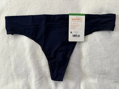 NUEVO Tanga Warners No Pinching No Problems Mujer’s Azul Talla Grande 7 Foto 1 de 4