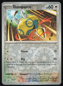 Dunsparce 079/131 Reverse Holo SV: Prismatic Evolutions casi nuevo - Imagen 1 de 2
