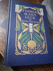 1908 FISHERMAN'S LUCK - Henry Van Dyke - Near Fine - Pictorial Cover - Illust. - Imagen 1 de 16
