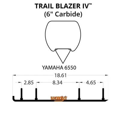 Corredores de carburo Woodys Trail Blazer IV tapa plana para Yamaha VX600SX VMAX 1999 Foto 1 de 2