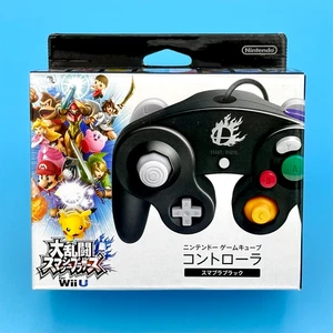 Nintendo Wii U GameCube Controller Super Smash Bros. Classic Black NIB US Seller - Picture 1 of 5