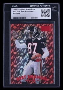 1997 Skybox Premium Bert Emanuel Star Rubies #97SR /50 CGC - Picture 1 of 2