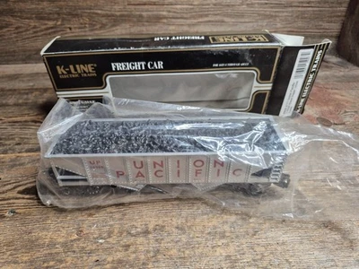 K-Line K622-2111 O Gauge Union Pacific  Classic Ribbed Hopper W/load In Box - Image 1 of 4