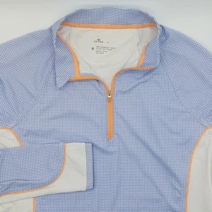 Top donna Peter Millar leggero sole comfort base strato medio UPF 1/4 zip - Foto 1 di 8