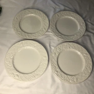 "Juego de cuatro platos de cena Mikasa English Countryside White DP 900 11""" - Imagen 1 de 10