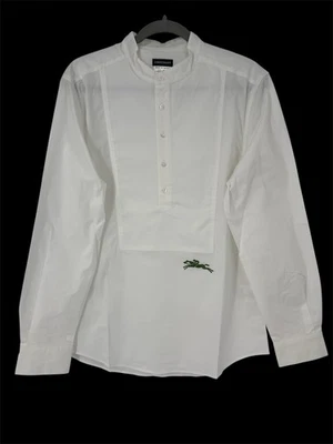 Top túnica Longchamp para mujer blanco manga larga logotipo mediano nuevo en bolsa Foto 1 de 4