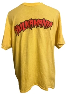 Camisa HULKAMANIA Hulk Hogan Lucha Libre WWF Manga Corta Gildan Para Hombres Grande - Imagen 1 de 4