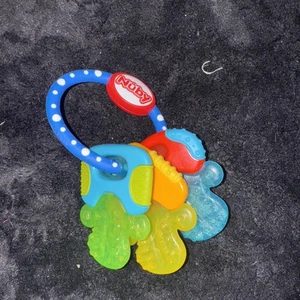 NUBY Eis Gel Beißring Schlüssel Säugling Baby Kleinkind interaktives Spielzeug - Bild 1 von 1